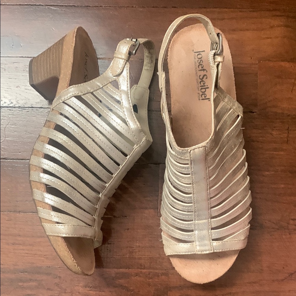 Josef Seibel Shimmering Strappy Heels
